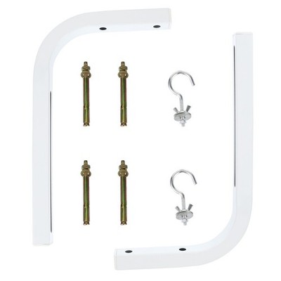 2PCS Universal Projector Screen L-Spurte Wandhänge-Mount mit Haken