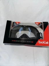 Bolleè Mojo Ski Snow Goggles Shiny Black Clear Lens 20570 Adjustable/Antifog NEW