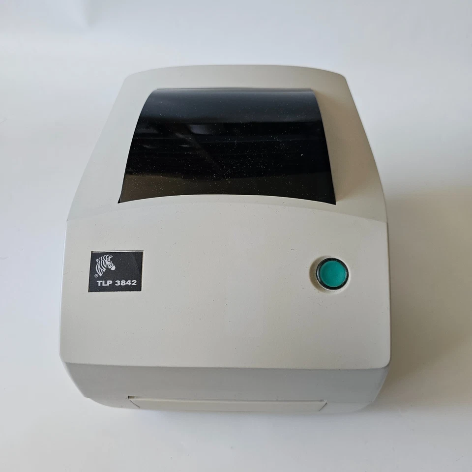 Zebra TLP3844 TLP3842 TLP3844-Z 300dpi Direct Thermal Label Printer LAN USB  942 - Image 4 of 4