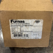 Furnas 48DC37A4 BI-METAL Overload Relay 600VAC