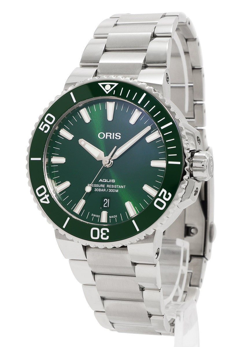 Oris Aquis Date Men's Dive Watch 300m Water Resistant 733 7730 4157M