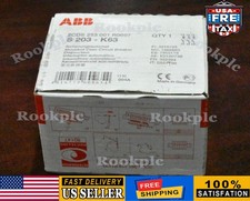 ABB S203-K63 Miniature Circuit Breaker 3 Pole, 63A (2CDS 253 001 R0607) New