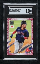 2021 Topps Japan Edition Cherry Blossoms 27/99 Jonathan Arauz SGC 10 GEM 09dw