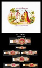 Etiqueta especial de cigarros y bandas de cigarros. Coleccionables vintage