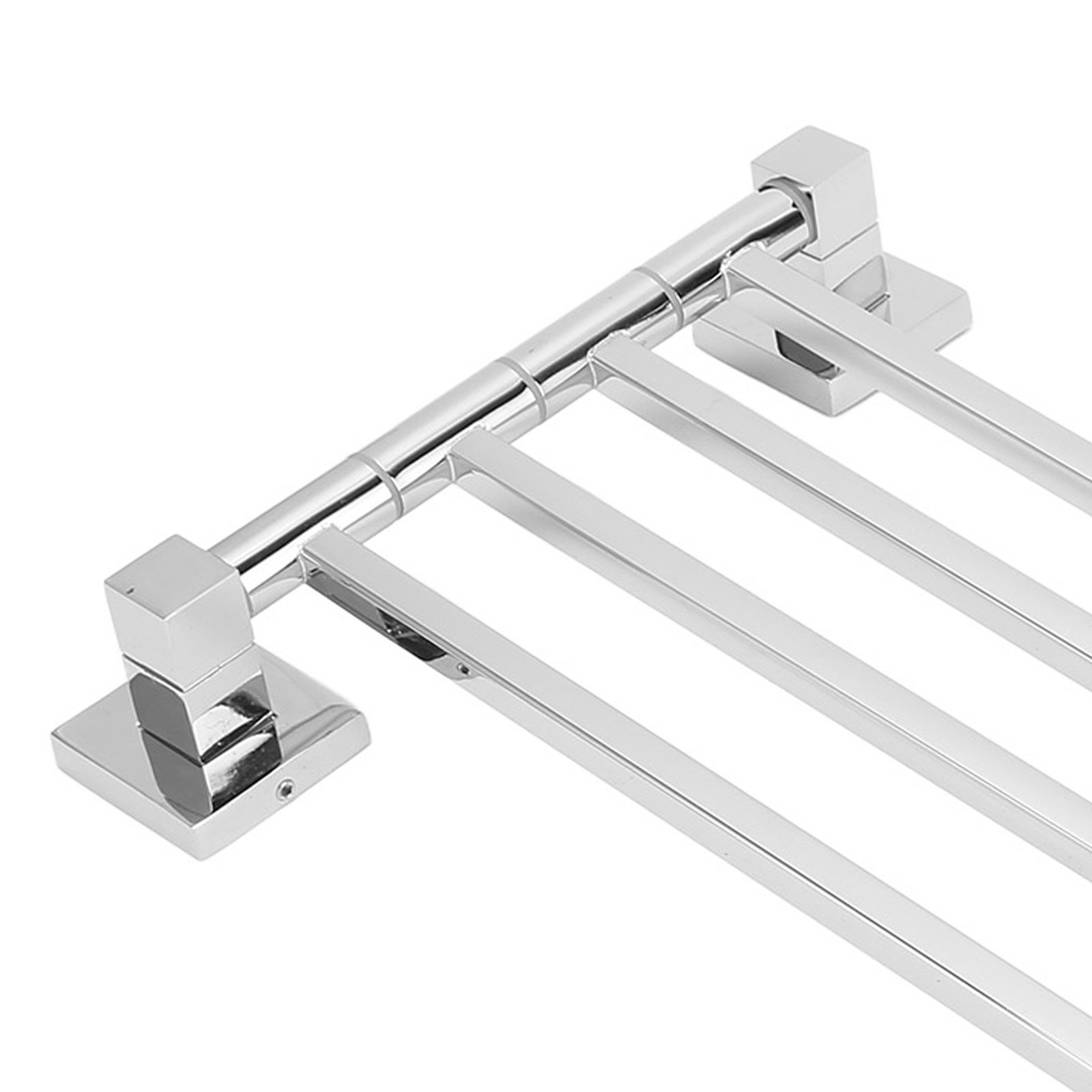 Stainless Steel Towel Rack Bar 180° Rotatable Towel Bathrobe Hanger Holder HG