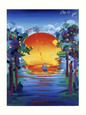 Peter Max Better World Kleingedrucktes 