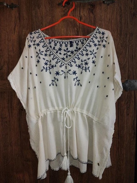 Women Pepe Jeans Poncho White 38 / M / 46