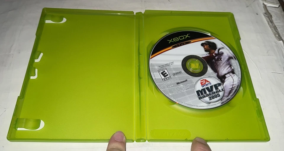 MVP Baseball 2005 Microsoft Xbox Video Game EA Sports MLB Tested Case Artwork - Image 2 of 3