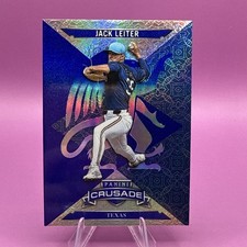 2025 PANINI CRUSADE BASEBALL BLUE MOJO JACK LEITER