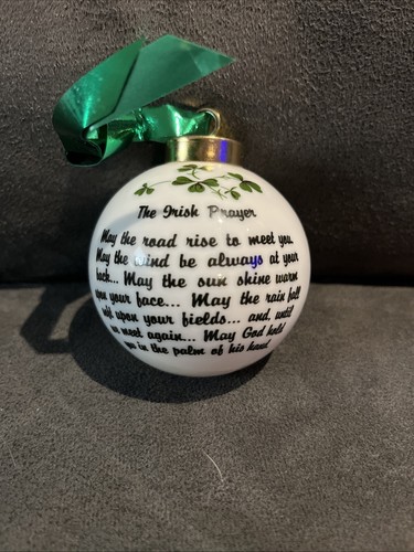 Thomas Kincade Ireland The Irish Prayer Christmas Ornament- NWOB - Picture 3 of 3