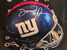 Daniel Jones Signed Proline Full Size Helmet. New York Giants 