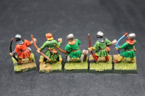 Warhammer Fantasy Bretonnian Archers x11 Bernard 3rd Edition Metal - Picture 6 of 7