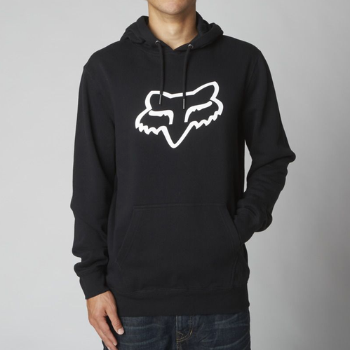 FOX RACING LEGACY FOXHEAD Pullover FLEECE Hoodie Black FO146250012X Size 2XLarge - Picture 2 of 2