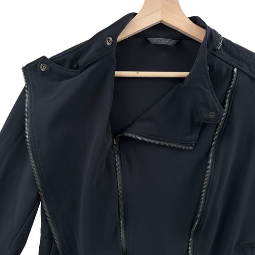 Lululemon Asymmetric Zip Black Bust A Move Jacket 8 (Missing Hood) - Picture 7 of 12