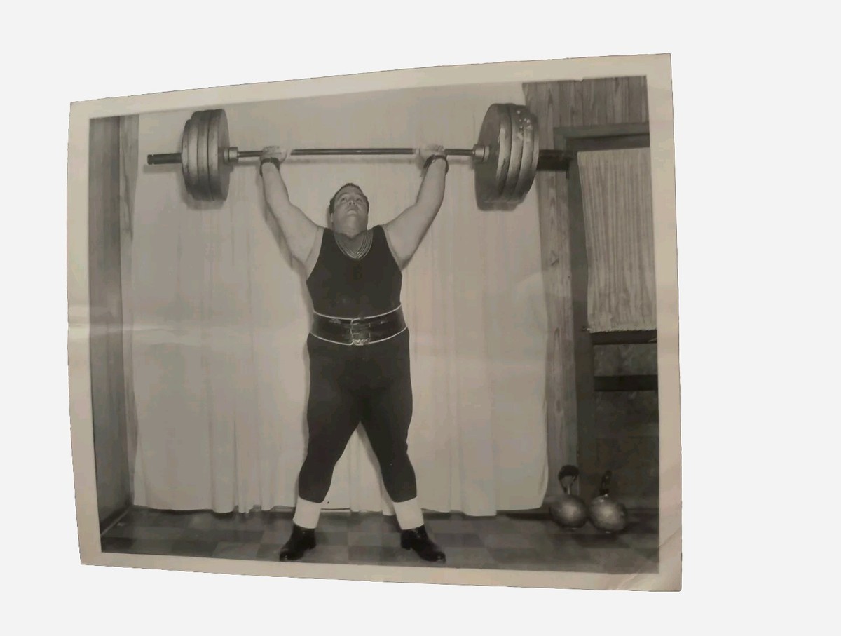 1963 PAUL ANDERSON AMERICAN OLYMPIC WEIGHT LIFTER PHOTO STRONGMAN