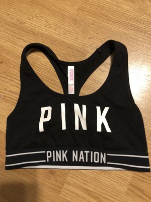 pink nation sports bra