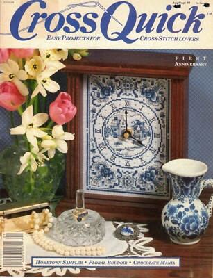 Cross Quick Cross Stitch Lovers Magazine Vol 1 #6 Stitch Patterns Sept 1989