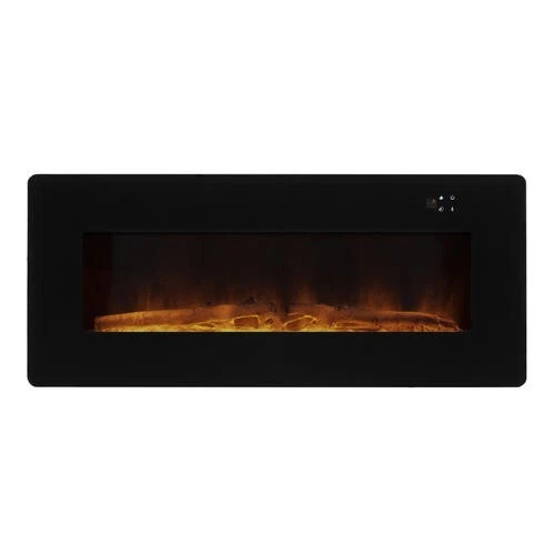 42u0026#034; Flat Wall Mount Electric Fireplace w/ Stand Remote 7 Flame Color  Heater | eBay