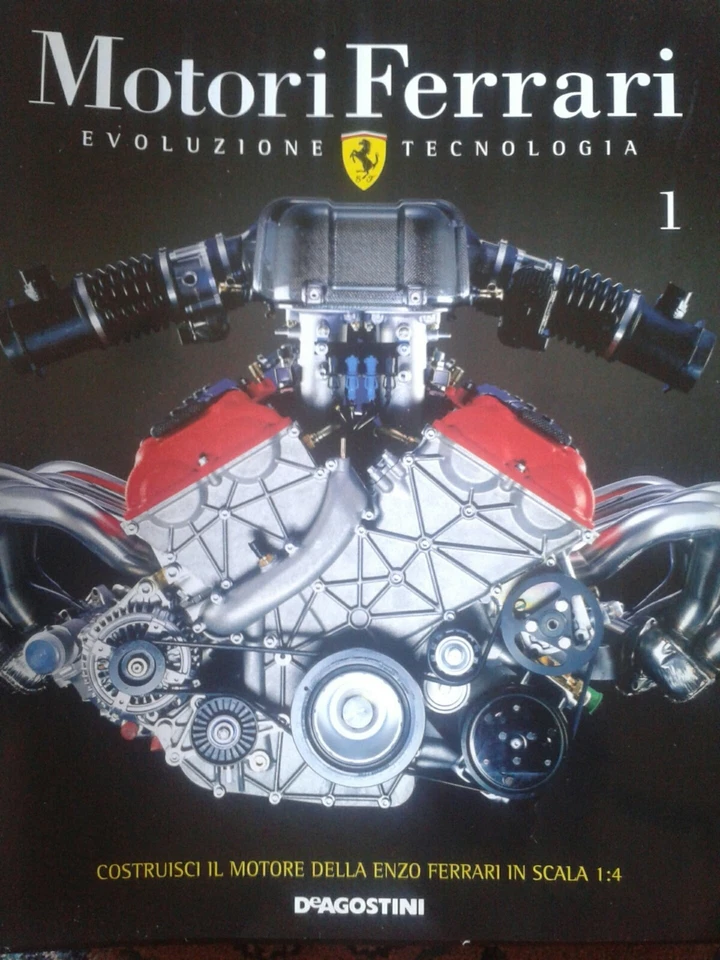 FERRARI MOTORE SCALA 1/4 DE AGOSTINI RARO, INTROVABILE - Immagine 3 di 4