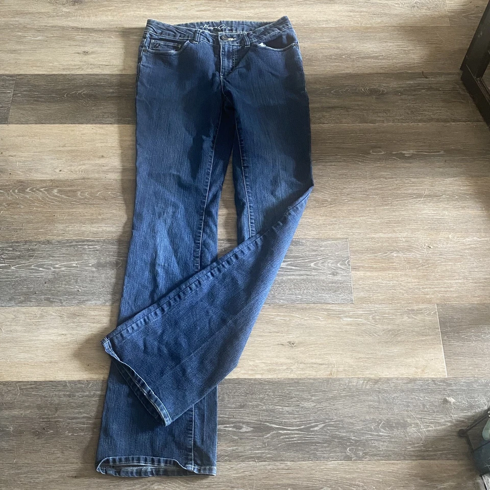 Pantalones de mezclilla Kenneth Cole New York para mujer talla 28 estilo bootcut SW2A9327C mezcla de algodón Foto 2 de 4