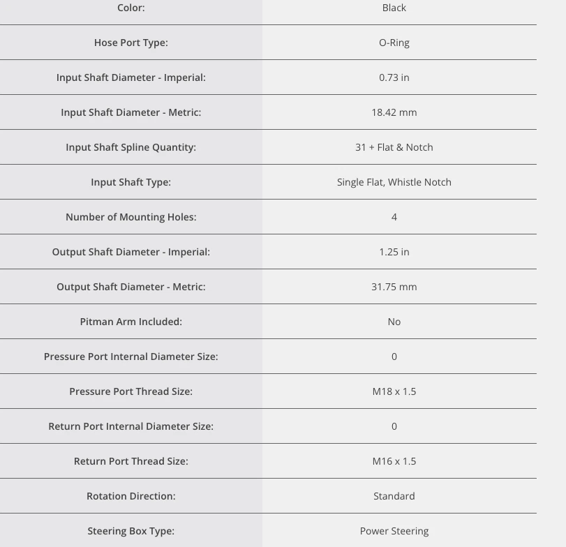 Engranaje de dirección Cardone 27-6537 Reman para 81-93 Dodge D250 D350 W250 W350 Foto 4 de 4