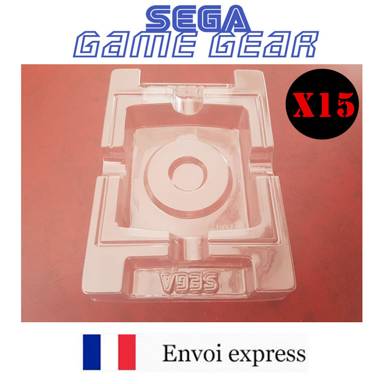 15X Cales plastiques neuves boite de jeu Game Gear GG - insert inner tray inlay