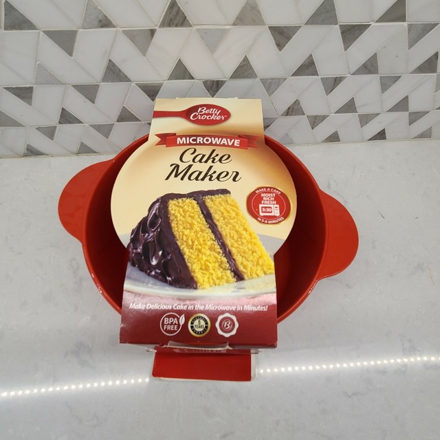 Betty Crocker Bcb3002 Microwave Cake Maker Plastic Red for sale online