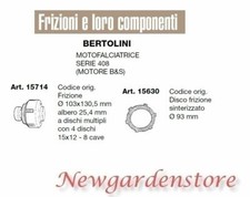 Frizione disco sinterizzato motofalciatrice serie 408 B&S BERTOLINI 15714 15630