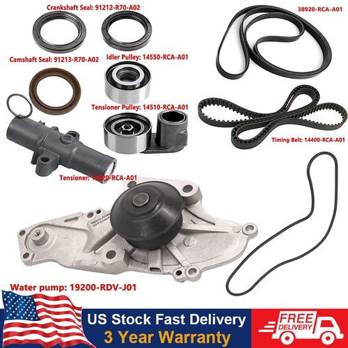 Timing Belt Kit Water Pump For 0317 Honda Accord Pilot Acura MDX
