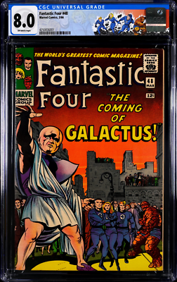Fantastic Four #48 (1966) CGC 8.0 - 1st appearance of Silver