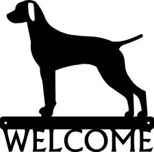 Vizsla Dog Welcome Sign - Made in America - Outdoor Decor
