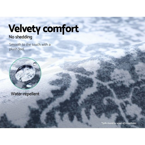 Artiss Floor Rugs 200x290cm Area Mat Large Carpet Soft Short Pile Modern Fafi - Picture 4 of 11