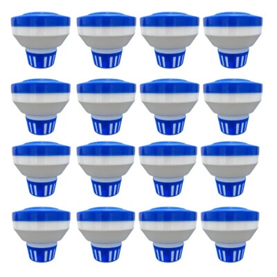 Pool/Spa Chlorine Tablet Dispenser Floater for  1'' or 3'' Tablets (12 Pack)