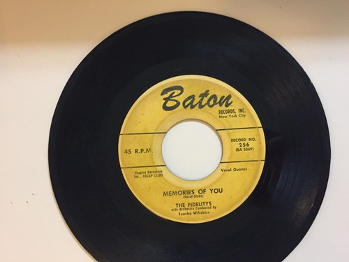 R&B 45 RPM RECORD - THE FIDELITYS - BATON 256 | eBay