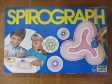 Vintage SPIROGRAPH Set Parker 1987 Drawing Set WHEELS PENS INSTRUCTIONS
