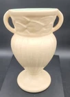 Vintage Red Wing Rumrill Pottery 256 Two Color 6" Handled Urn Vase