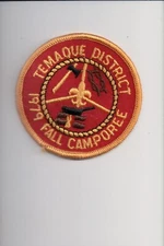 1979 Temaque District Fall Camporee patfh