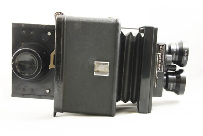 Wista 4x5 TLR ID Stereo Camera Wistar 130mm F5.6 Lens and Back