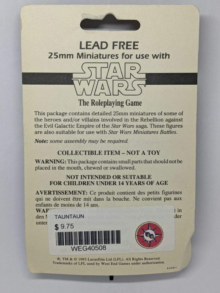 West End Games' Star Wars RPG in 1988 – BattleGrip