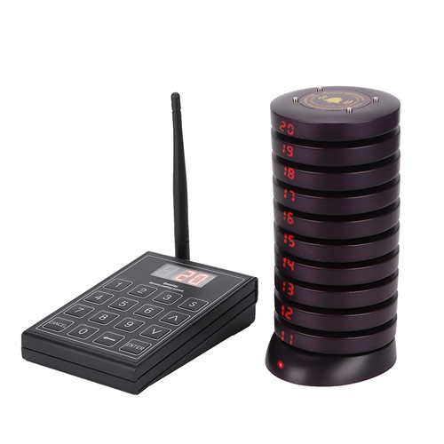 SU 680 Restaurant Wireless Pager System 30 Guest Pager Receiver ZZ1 - Photo 5/18