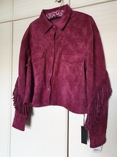 Blanknyc X Free People Fringe Tassel Shacket Bnwt