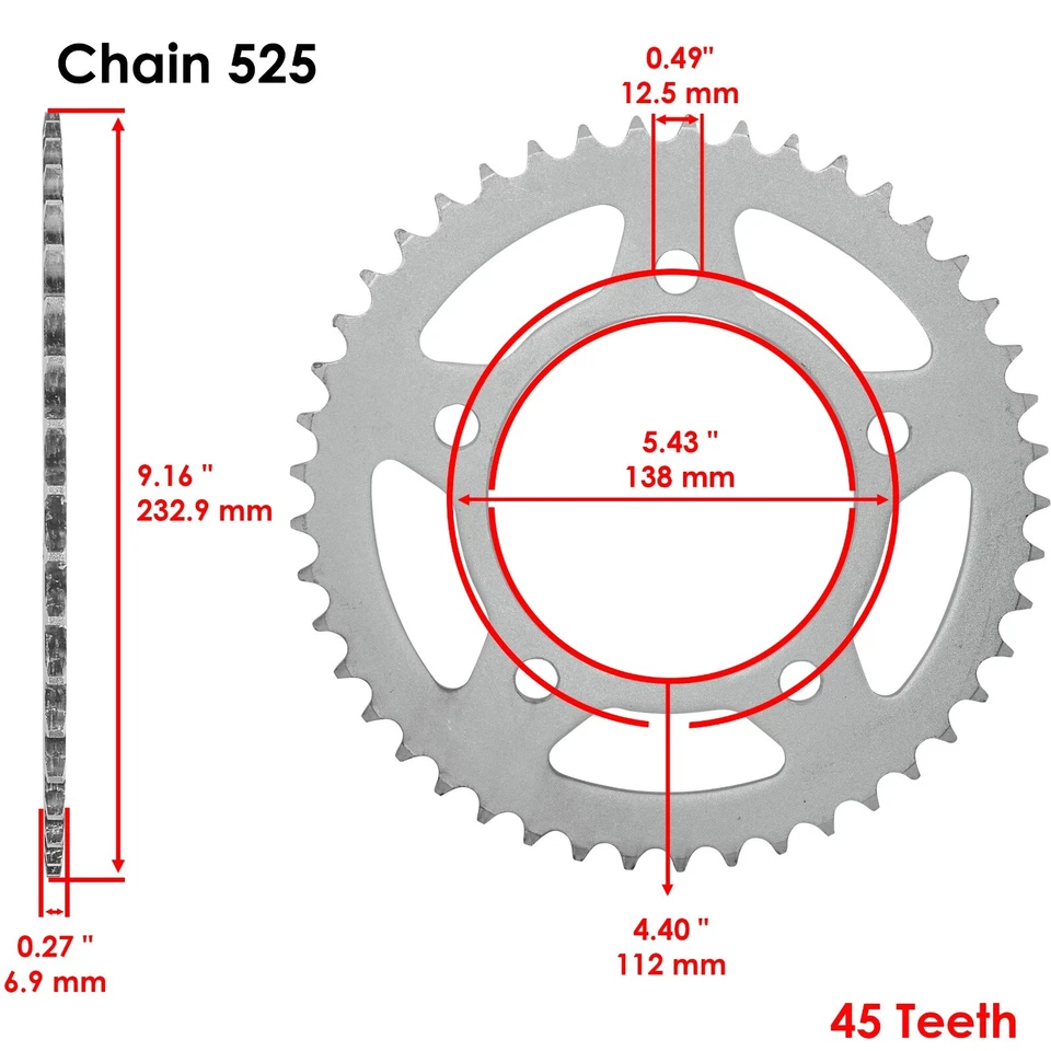 Комплект приводной цепи и звездочек для Honda CBR600F4 CBR600 F4 1999 2000 - Изображение 4 из 4