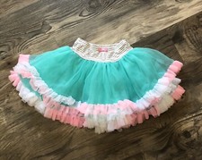 Girl's Jona Michelle Bright Pink Pastel Tutu, Size S 7/8