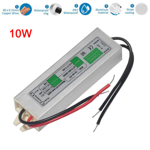 AC 110V-240V to DC12V/24V IP67 Waterproof LED Transformer Driver Power Supply US - Picture 35 of 42
