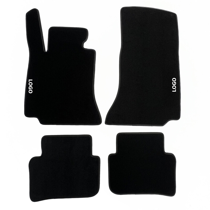 Mercedes-Benz CLE Velour Waterproof Black Floor Mats Carpet Auto Liners