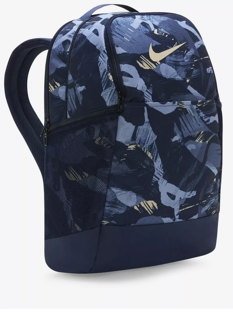 Nike Navy Traditional Logo Brasilia Backpack