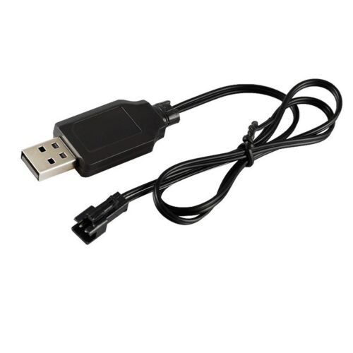 Usb Charger Cable For 3.7V Lithium Battery/Charger SM-2P Forward RC/Car Aircraft - Afbeelding 1 van 6