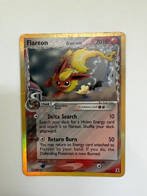 Pokémon Card TCG Flareon (Delta) EX Delta Species 5/113 Reverse