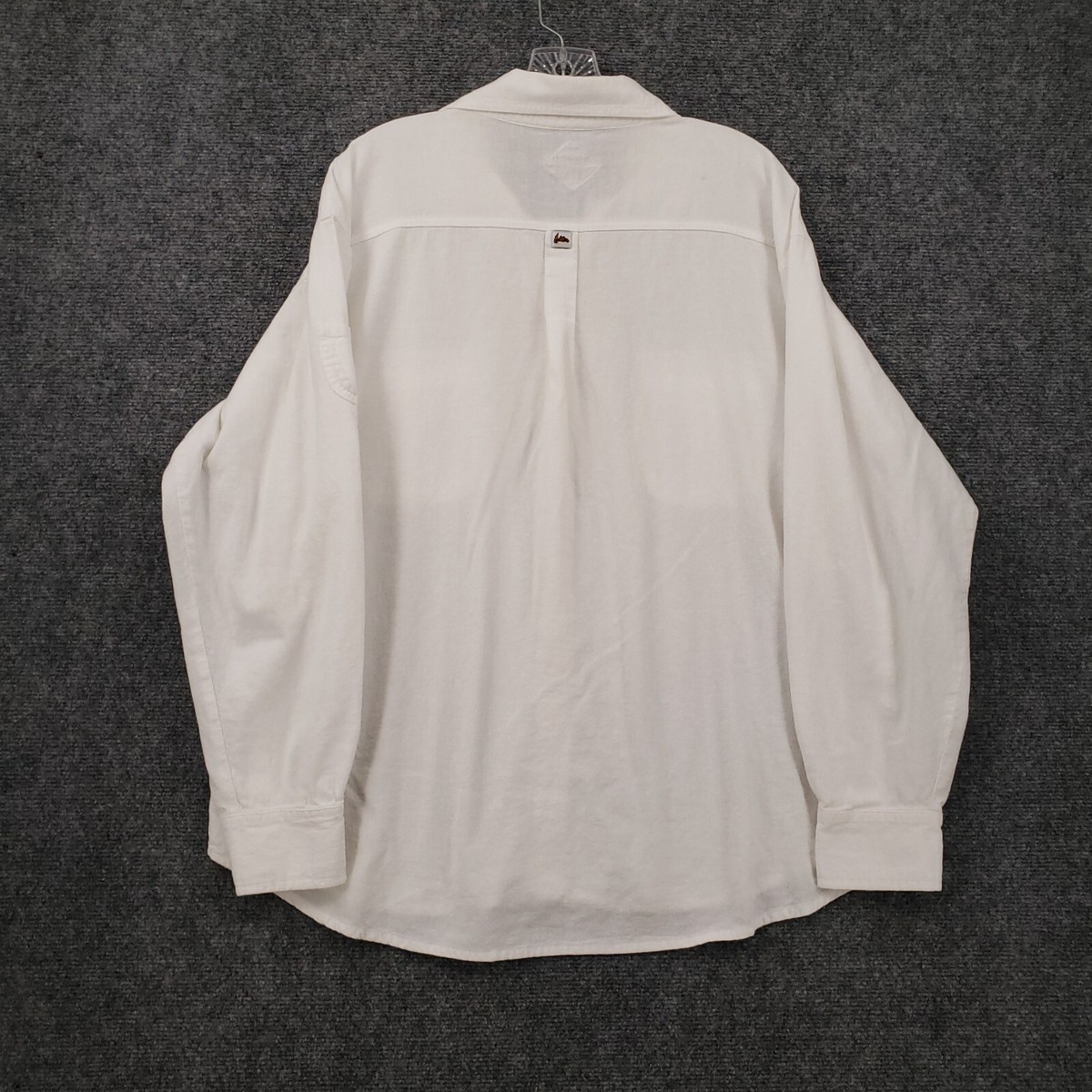 Blanc Du Nil Button Up Shirt Mens Medium Large White Long Sleeve Collared  Cotton