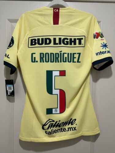 Guido Rodriguez #5 Men’s MEDIUM Club America Nike KITROOM Authentic Home Jersey